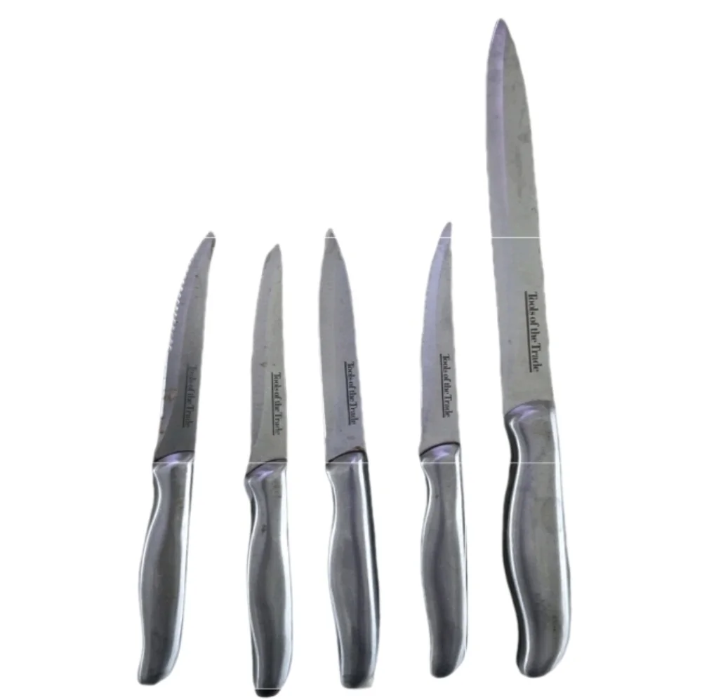 Tools Of The Trade Stainless Steel Steak Knives Serrated Slicing Knife Paring